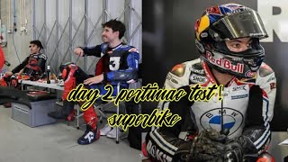 Marquez box at the Algarve circuit day 2 portimao test superbike 2024 winter test [upl. by Aerdnaz753]