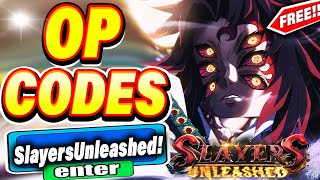 ALL NEW SECRET UPDATE CODES in SLAYERS UNLEASHED CODES Slayers Unleashed Codes ROBLOX 2023 [upl. by Carbone]