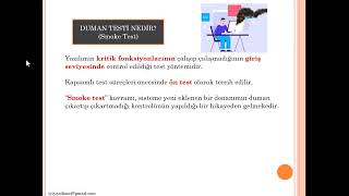 1 dakikada yazılım test mühendisliği Smoke Test Nedir [upl. by Fionna874]