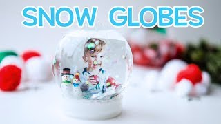 How to Make SNOW GLOBES [upl. by Anoed]