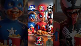 Burger 🍔😱 Little Superheroes Brawl Stars advengers shorts brawlstars [upl. by Arod]