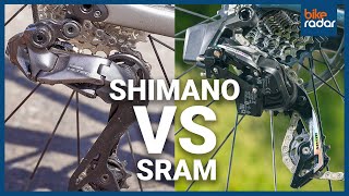 What’s The BEST Electronic Groupset  Shimano Ultegra Di2 R8100 Vs SRAM Force AXS [upl. by Aiceled]