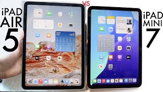 iPad Mini 7 Vs M1 iPad Air 5 Comparison Review [upl. by Akirrehs]