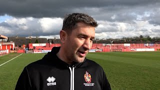 Post Match  Graeme Lee  Alfreton Town A [upl. by Warford]