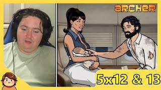 Archer  5x12 amp 13  Filibuster and ArrivalDeparture  Reaction [upl. by Neyugn]