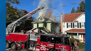 Lackawanna County mans childhood home damaged in fire [upl. by Josselyn]