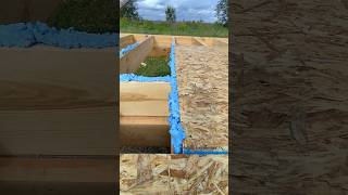 Technology of Laying OSB Boards on Polyurethane Adhesive Foam [upl. by Harahs]