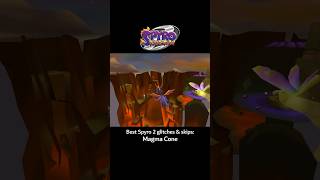 Spyro 2 Best Glitches amp Skips  Magma Cone  Spyro2 Spyro gaming [upl. by Aneehsit]