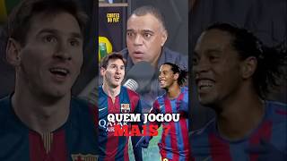 Quem jogou mais Comenta 👇🏼 futebol messi ronaldinho viralvideo short [upl. by Jarrow702]