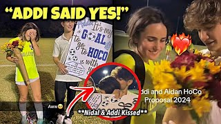 Nidal Wonder Asked Addi fo HocoDate SHE SAID YES 🥹♥️ [upl. by Kentiga]