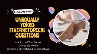 Five Rhetorical Questions [upl. by Nylorac]