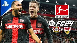 FC 24  Leverkusen vs VfB Stuttgart  Bundesliga 2024 ft Wirtz Xhaka Boniface  PS5™ 4k60 [upl. by Nnednarb]