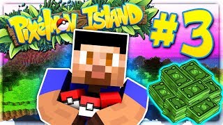 MAKING MONEY  PIXELMON ISLAND S2 3 Minecraft Pokemon Mod [upl. by Allwein]