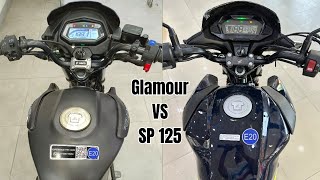 2023 Hero Glamour Xtec BS7 Vs Honda SP 125 BS7 Details Comparison  Price  Mileage  New Features🔥 [upl. by Gonick]