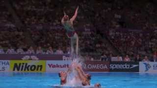 Synchronized Swimming Lift Medley  short version [upl. by Yroc]