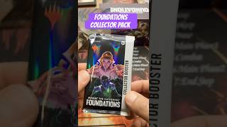 Nice hit ￼Foundations collector and booster pack MTG magicthegathering boosterpacks ￼￼￼ [upl. by Ylrahc]