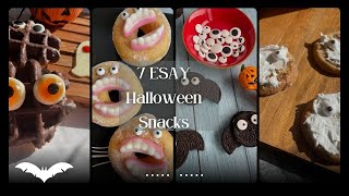 Easy Halloween Snack  7 Easy Halloween Party Food Ideas [upl. by Aip]