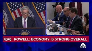 Fed Chair Powell on additional rate cuts Were making decisions meeting by meeting [upl. by Mandler]