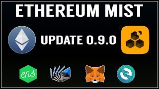 ETHEREUM WALLET AND MIST 090 UPDATE [upl. by Eitteb]