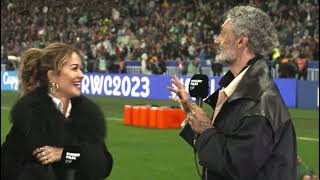 Taika Waititi and Rita Ora on The Big Jim Show Live  RWC 2023 [upl. by Epoillac]