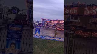 Newcastle hoppings funfair james clarks disco twist twister off ride pov 2024 [upl. by Eillor672]