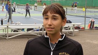 CCX Sports Spotlight Wayzata High School Senior Tennis Player Miriam Shteyman [upl. by Aztiley904]