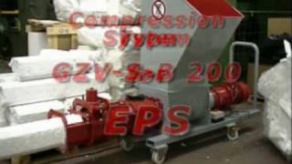 Styrofoam amp EPS Compression  Densifier System by HEGER wwwfoamequipmentcom [upl. by Aicrag]