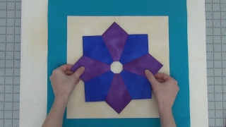 How to Piece a Pointy Eight Dresden Plate Quilt Block  Beginner Quilting Tutorial with Leah Day [upl. by Yojal]