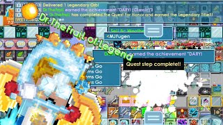 Getting Legendary Title  Growtopia [upl. by Rusert]