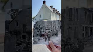 Destroyed Panther in Normandy Then and Now wwii thenandnow ww2tanks history tank [upl. by Concettina]