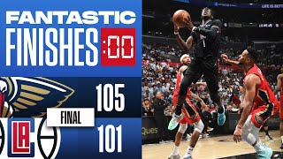 Final 214 WILD ENDING Pelicans vs Clippers 🔥🔥 [upl. by Rachaba507]