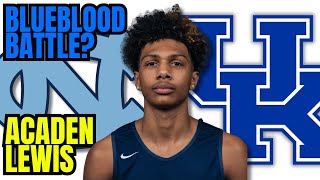 Acaden Lewis recruitment update  North Carolina visit added after Kentuckya blueblood battle [upl. by Rhys]