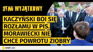 Kaczyński boi się rozłamu w PiS Morawiecki nie chce powrotu Ziobry Koalicja ma już swoje TKM [upl. by Lorenzana]