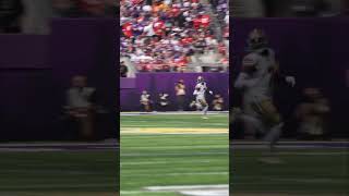 JUSTIN JEFFERSON 97YARD TOUCHDOWN 😮‍💨  📺 CBS [upl. by Thurlough]