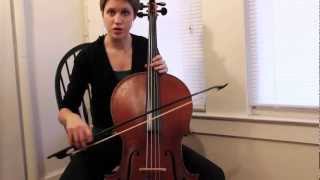 Baroque CelloString Bow Technique Lesson [upl. by Hedveh17]