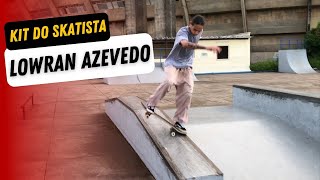 Estilo Skatista Lowran Azevedo  cbskateshopcombr [upl. by Nnayrrehs]