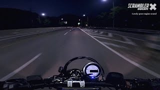 4K KOREA  Ducati Scrambler  두카티 스크램블러 순정 배기음의 아름다움 [upl. by Kancler687]