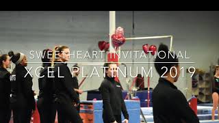 XCEL Platinum Gymnastics Meet Sweetheart Invitational 2019 [upl. by Downing360]