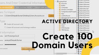 bulk users in active directory  solarwinds user import tool  windows server 2019 [upl. by Longawa556]