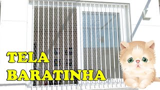 TELA BARATINHA PARA CASA para quem tem gatos  Gatil Hauser [upl. by Toombs]