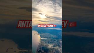 Flying over Antalya Konyaaltı plajı ✈️🏖️🇹🇷 travelvlog visitantalya shorts [upl. by Gaspar687]