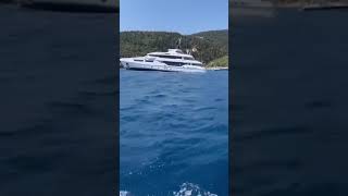 4657m Superyacht ETHOS sinking off GREECE [upl. by Cordelie]