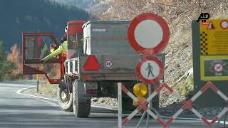 Brienz residents must evacuate the town due to landslide threat [upl. by Ledniahs958]