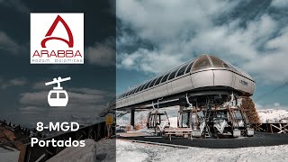 8MGD Portados  Arabba  Marmolada  GoPro Timelapse 2K with GPS Data dolomitisuperski [upl. by Nhguahs]