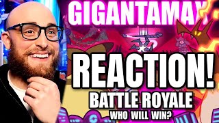 Pokemon Fan Reacts To Gigantamax Battle Royale By TerminalMontage and Gnoggin [upl. by Einnil]