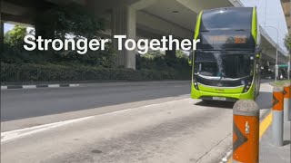 NDP 2022 Theme Song Stronger Together Singapore Buses Edition [upl. by Margery]