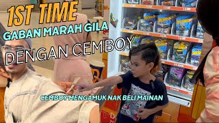 Cemboy mengamuk nak beli mainan lagi melampau betul Shopping raya 2nd time di AEON Rawang [upl. by Alwyn]