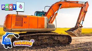 Big Diggers amp Giant Dump Trucks  Diggers TV Diggers For Kids [upl. by Black794]