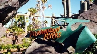 On the pteranodon flyers orlando islands of adventure [upl. by Ahtenek]