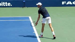 Jannik Sinner Serve Technique Slow Motion [upl. by Ylim]